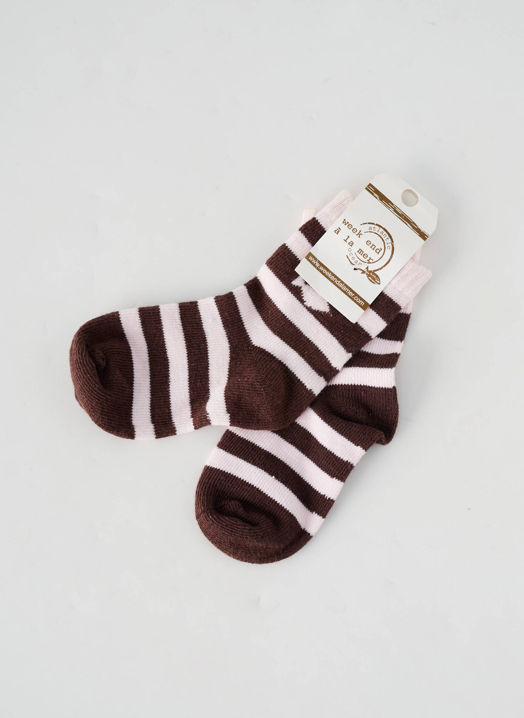 Week End A La Mer Chaussette Fille couleur rose