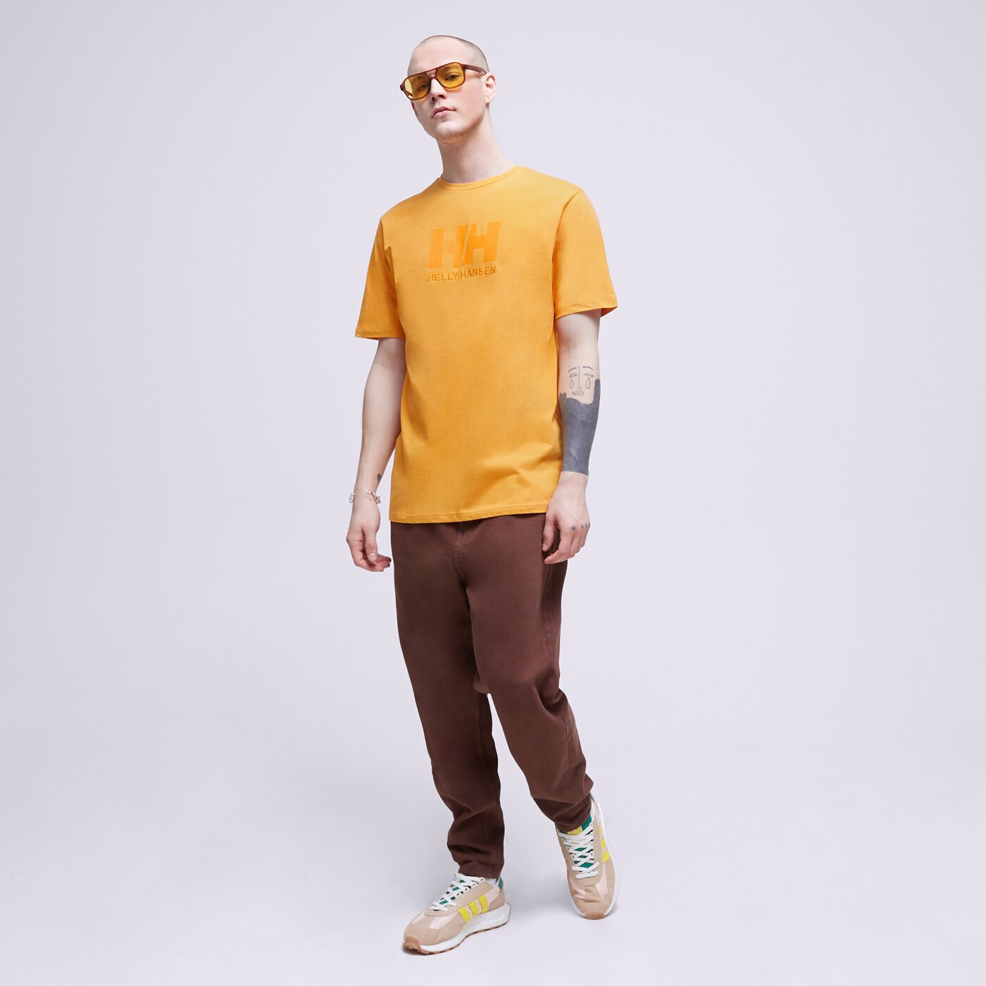 HELLY HANSEN T-SHIRT HH LOGO Gelb