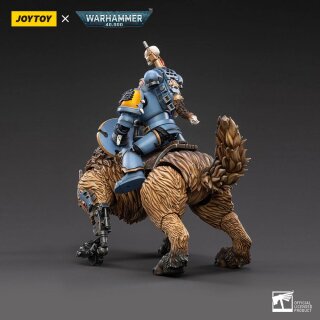 Warhammer 40k Actionfigur 1/18 Space Wolves Thunderwolf Cavalry Bjane