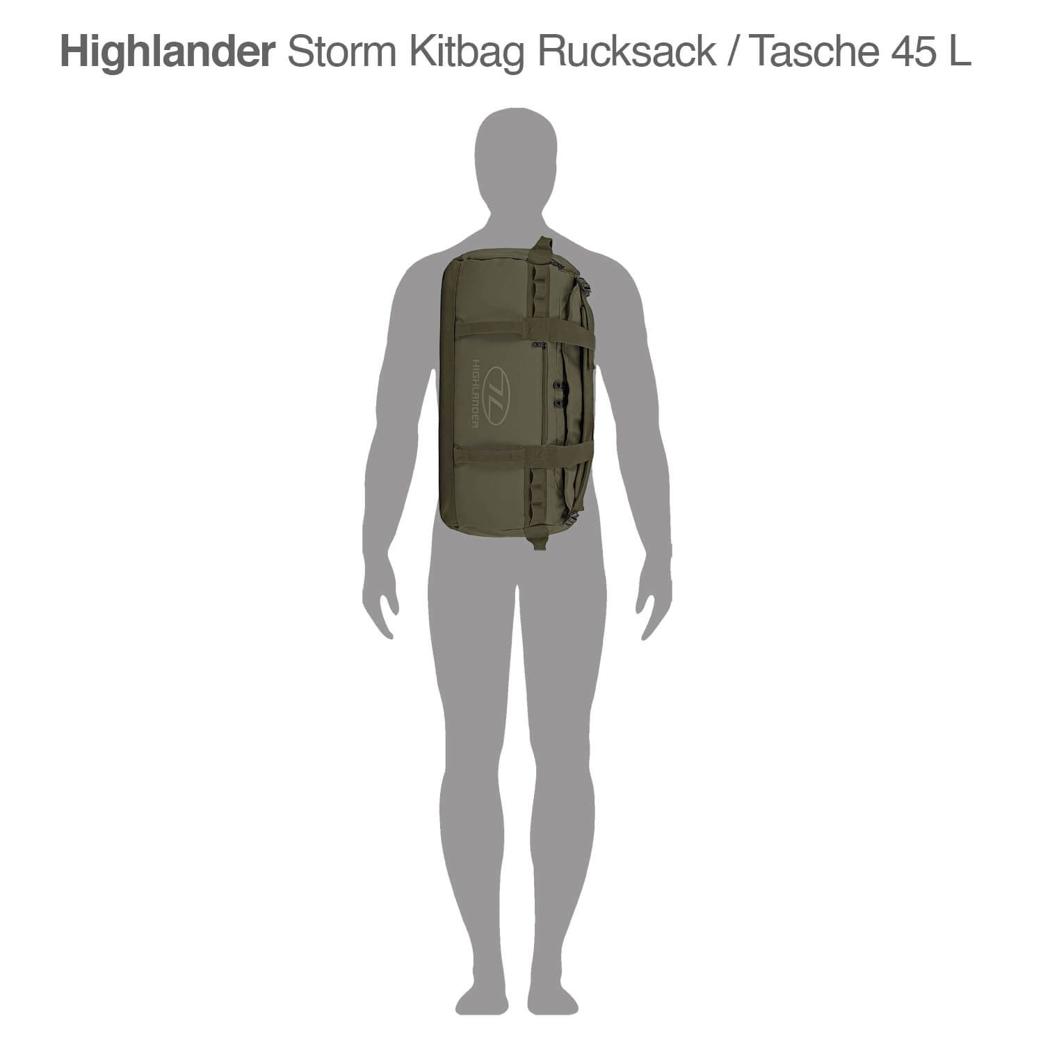 Storm Kitbag Rucksack / Tasche 45 Liter