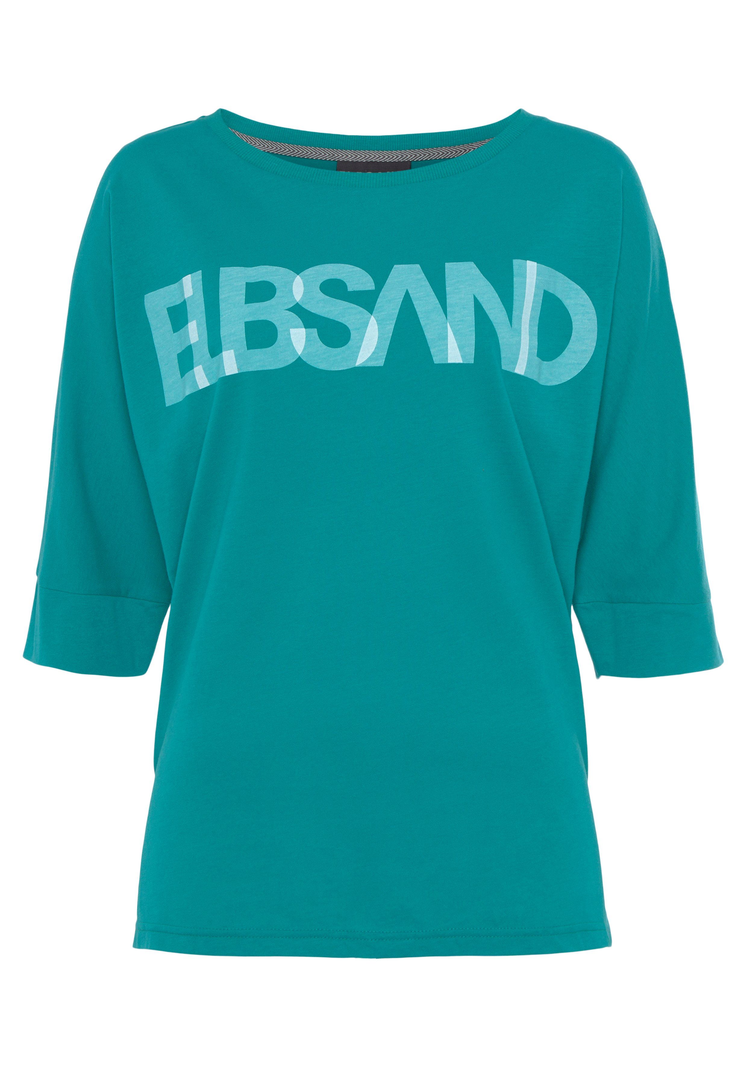 Elbsand 3/4-Arm-Shirt mit Logodruck