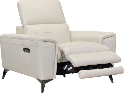 Places of Style Sessel Theron, elektrische Relaxfunktion, USB-Anschluss, manuelle Kopfteilverstellung