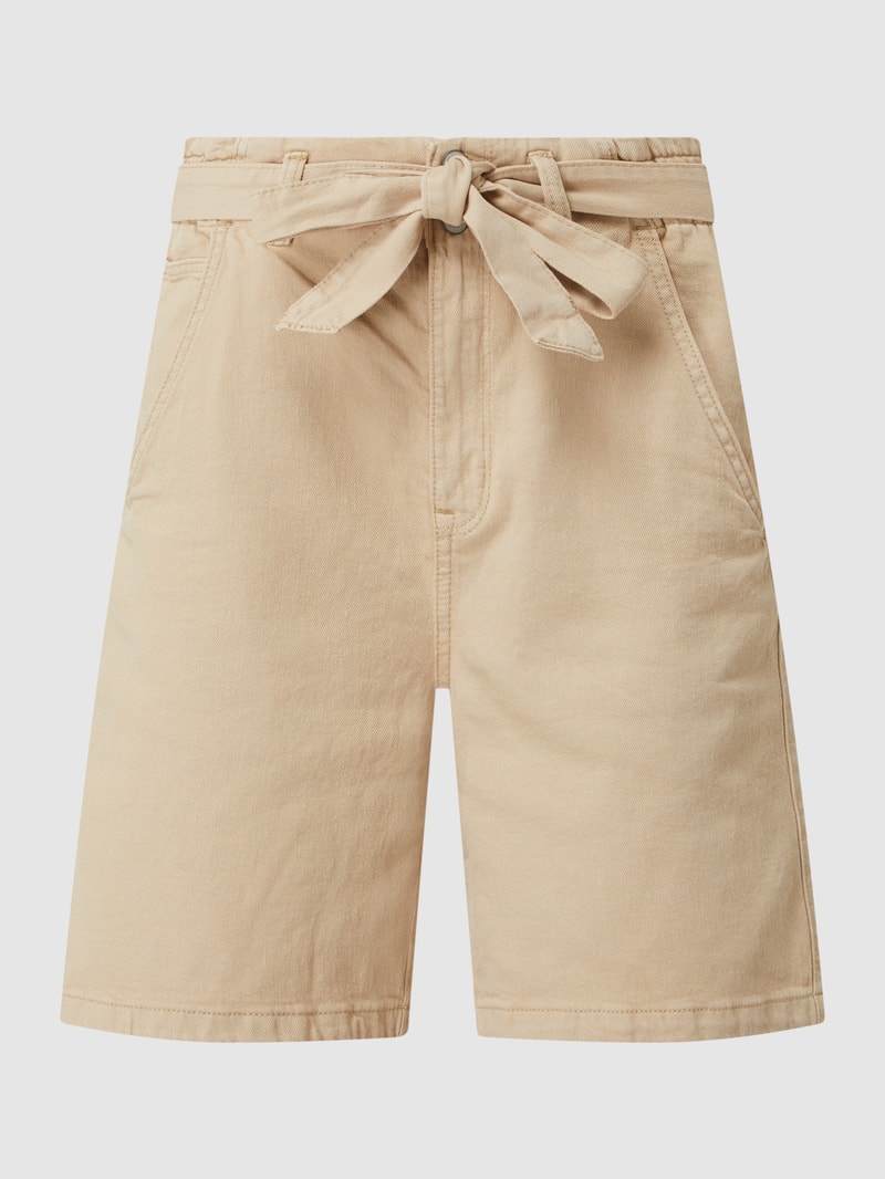 Shorts mit Lyocell-Anteil in sand