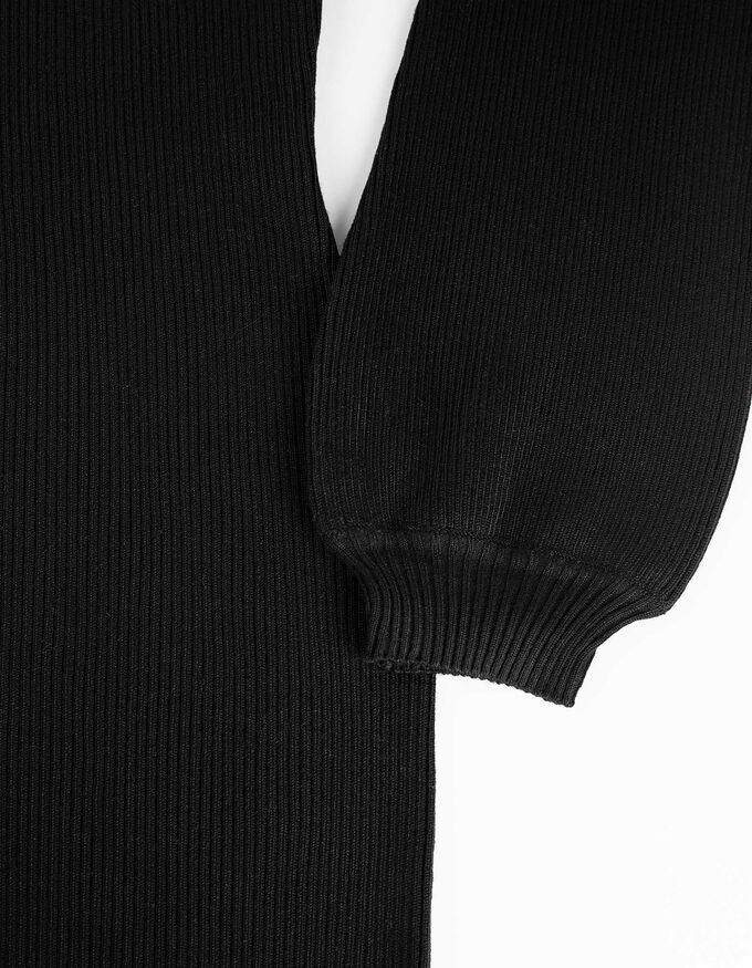 Strickkleid - Puffärmel