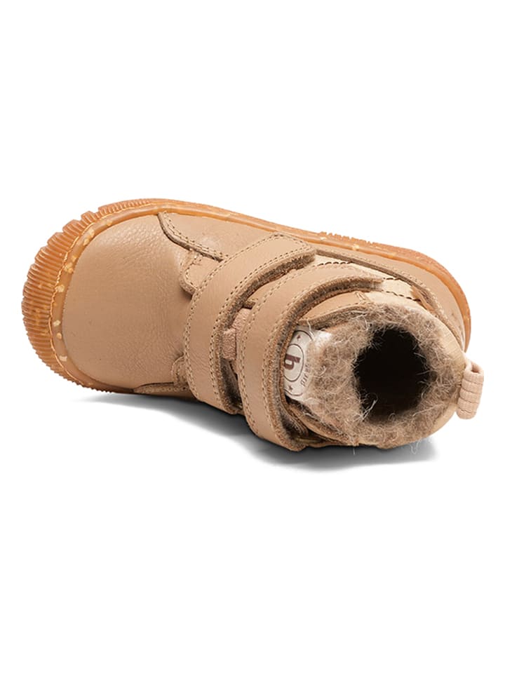 bisgaard Leder-Winterboots in Beige günstig kaufen