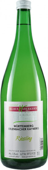 2022 Riesling halbtrocken 1,0 L - Weingut Klaus Haberkern