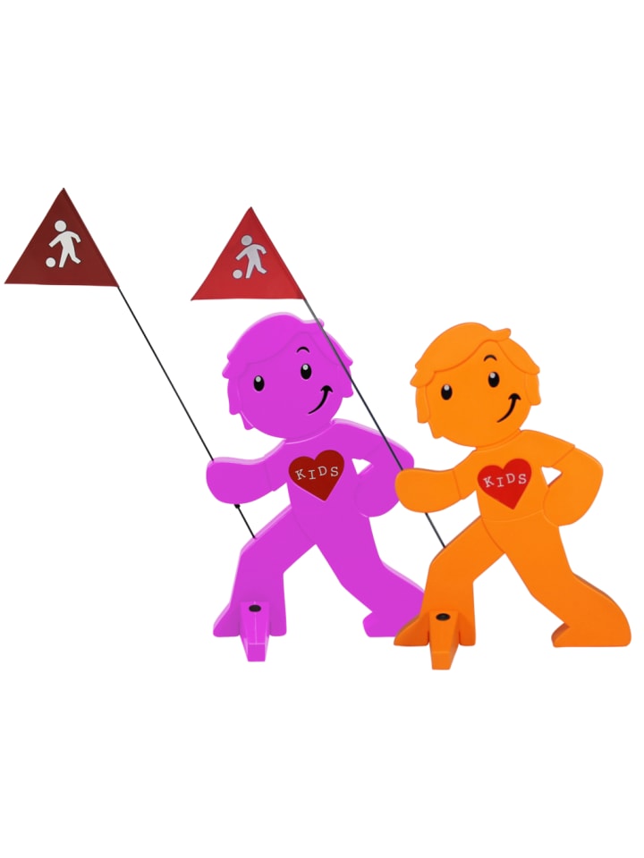 StreetBuddy StreetBuddy  Warnfigur für Kindersicherheit in Magenta und Orange. 2-er Pack günstig kaufen onesize
