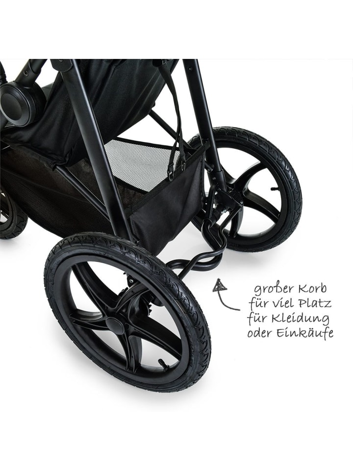 Hauck Sportwagen Runner mit Luftreifen - Black Neon Yellow in schwarz,gruen günstig kaufen onesize