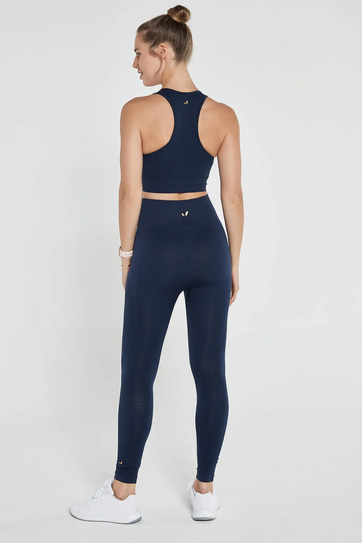 Jerf  Gela Sportstrumpfhose mit hoher Taille, flexibel und anhebend, Marineblau