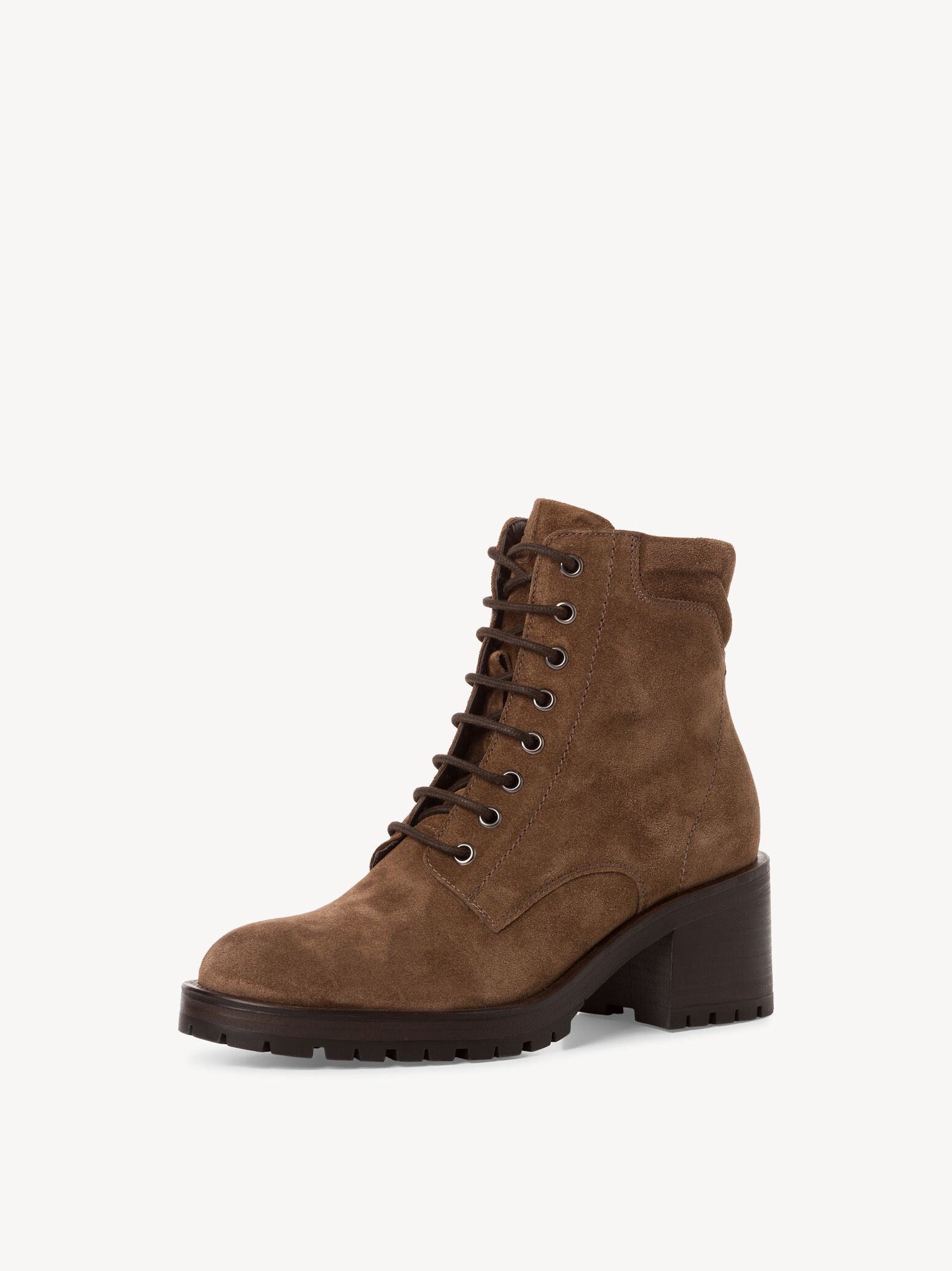 Bottine en cuir - marron