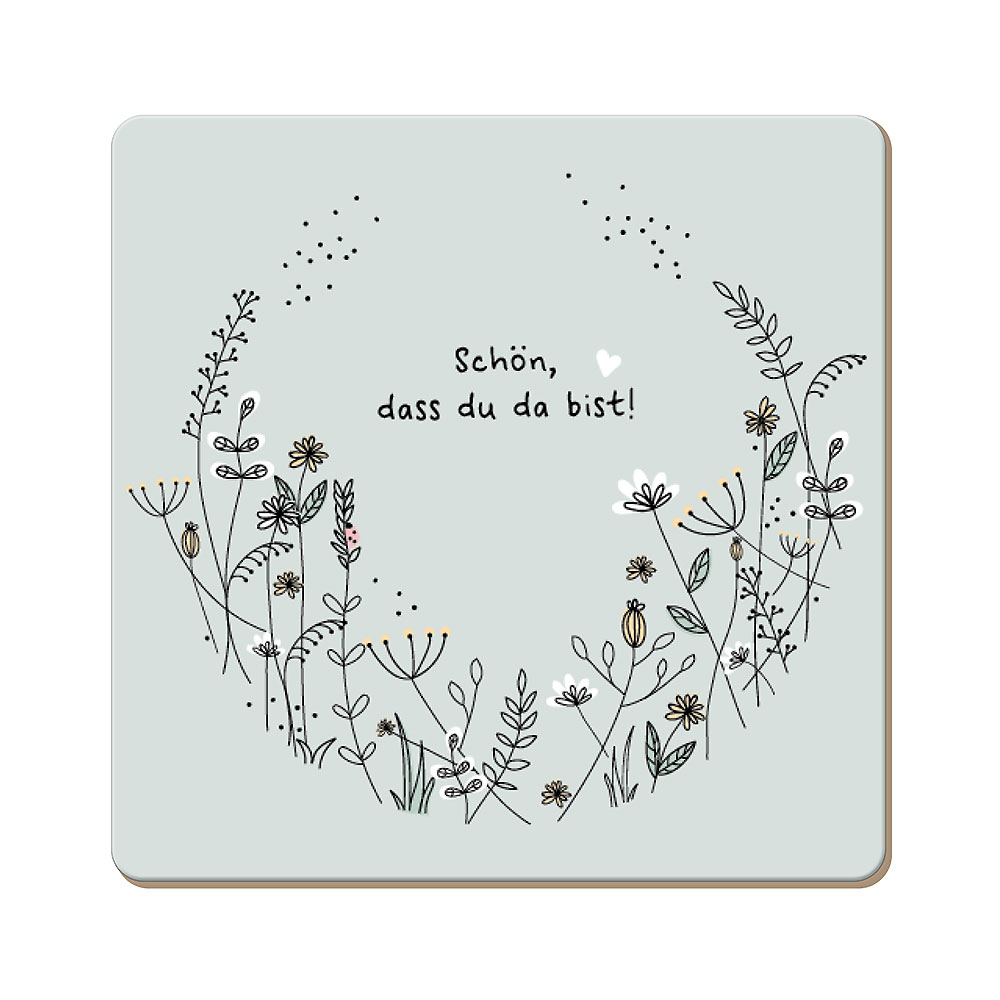 Grafik WerkstattKorkuntersetzer 9,5x9,5cm