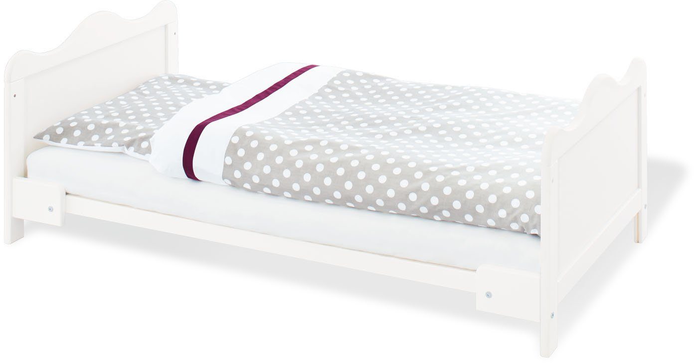 Pinolino® Babybett Florentina, Made in Europe, Liegehöhe 3-fach verstellbar, mit Schlupfsprossen