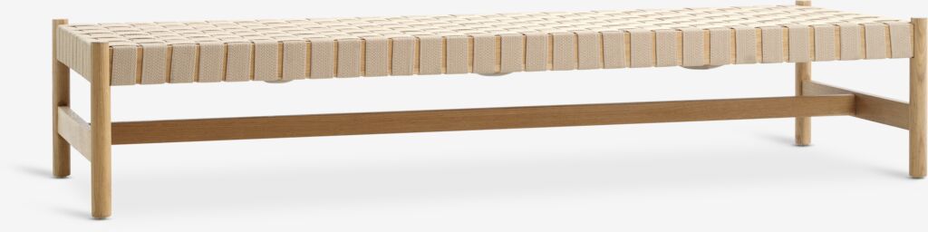 VADEHAVET VADEHAVET sofa-bed 189x67 natural fabric/oak