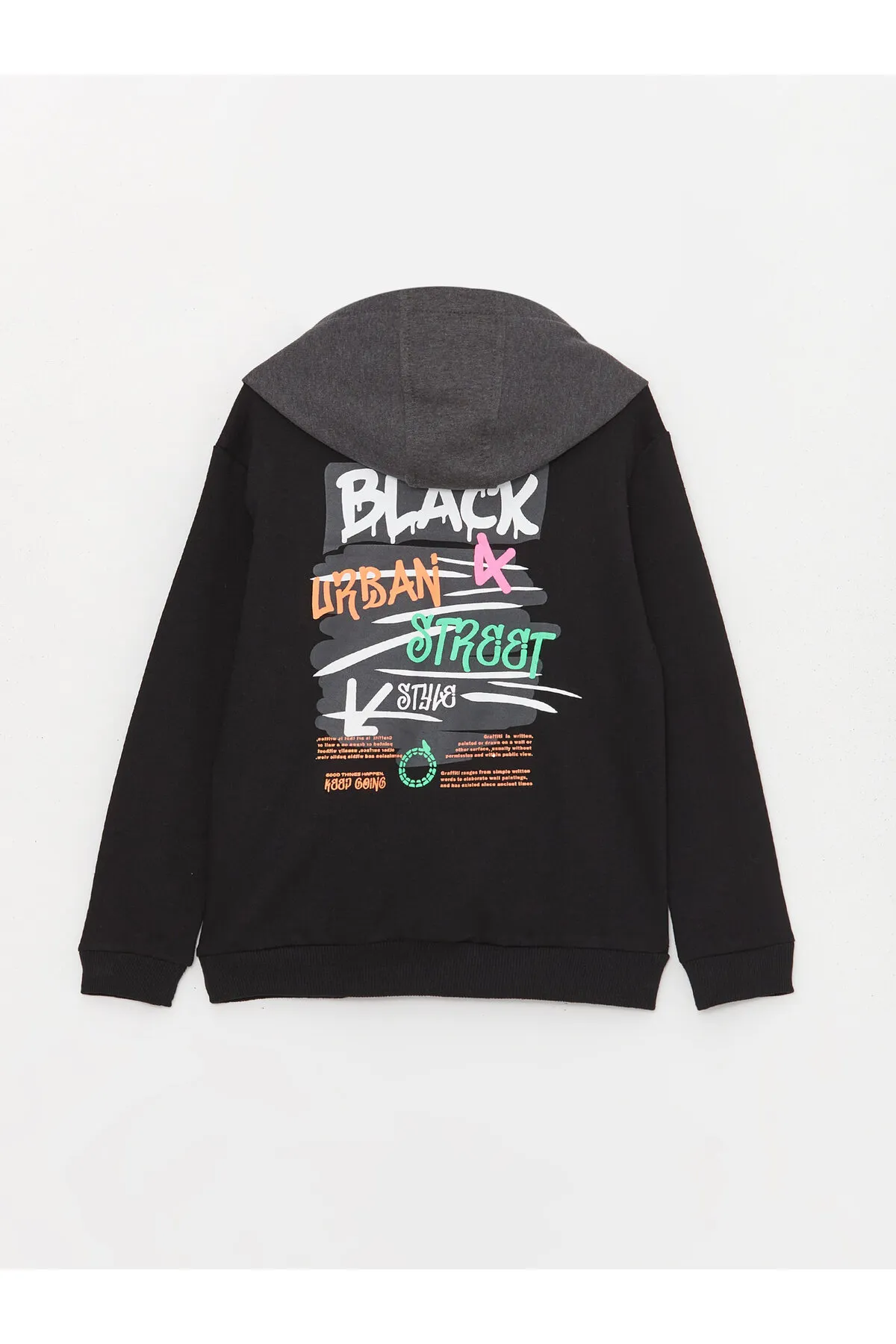 LC Waikiki  Bedruckter Kapuzenpullover für Jungen mit langen Ärmeln