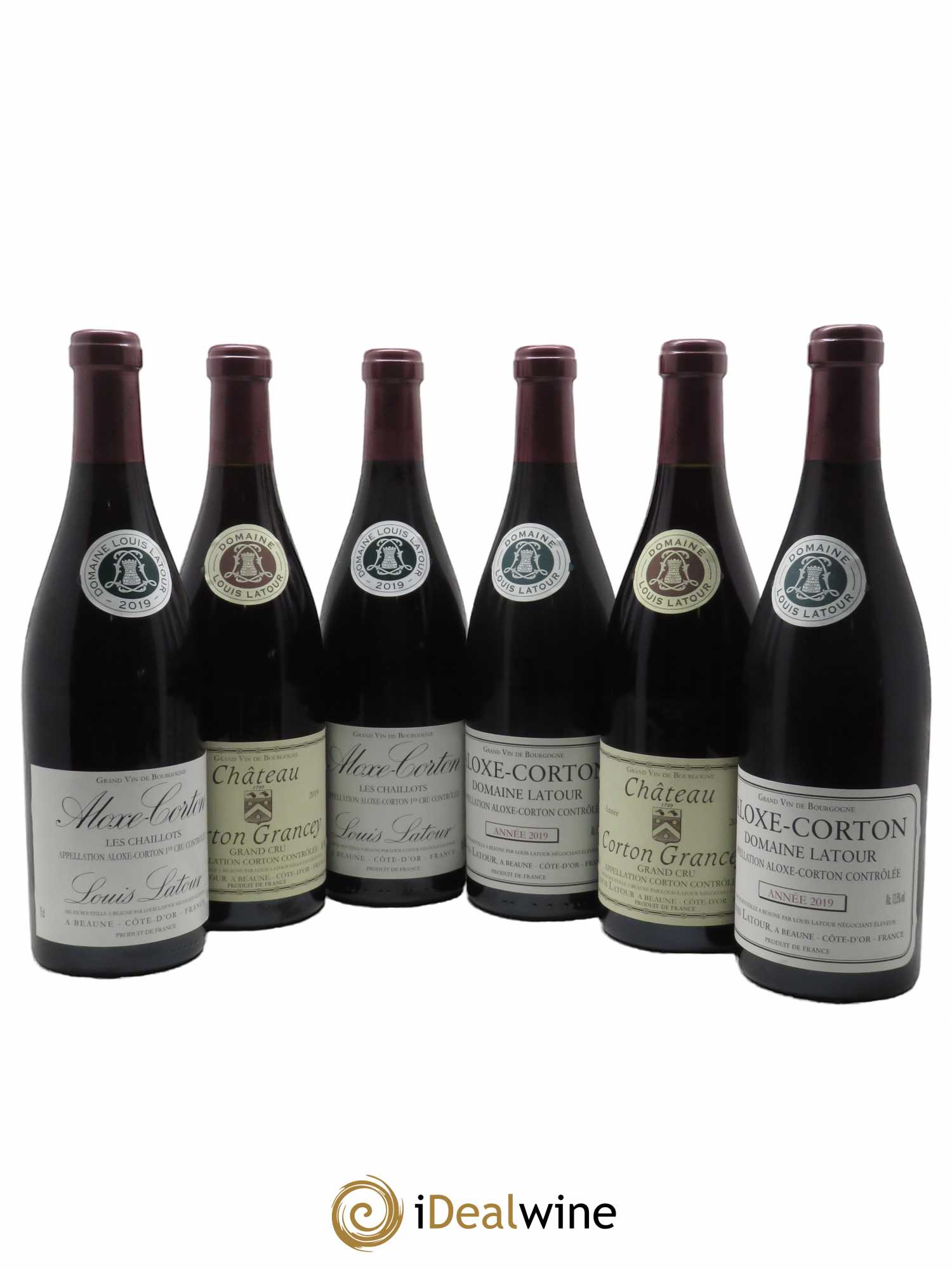 Aloxe-Corton Caisse Découverte 1er Cru et Grand Cru Louis Latour  2019 - Lot de 6 Bouteilles
