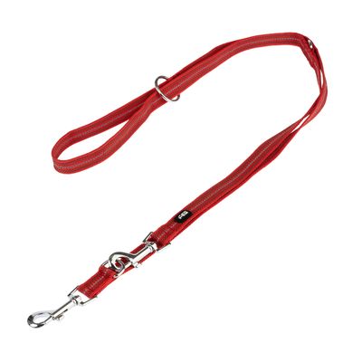TIAKI Hundeleine Reflective Rubber, rot