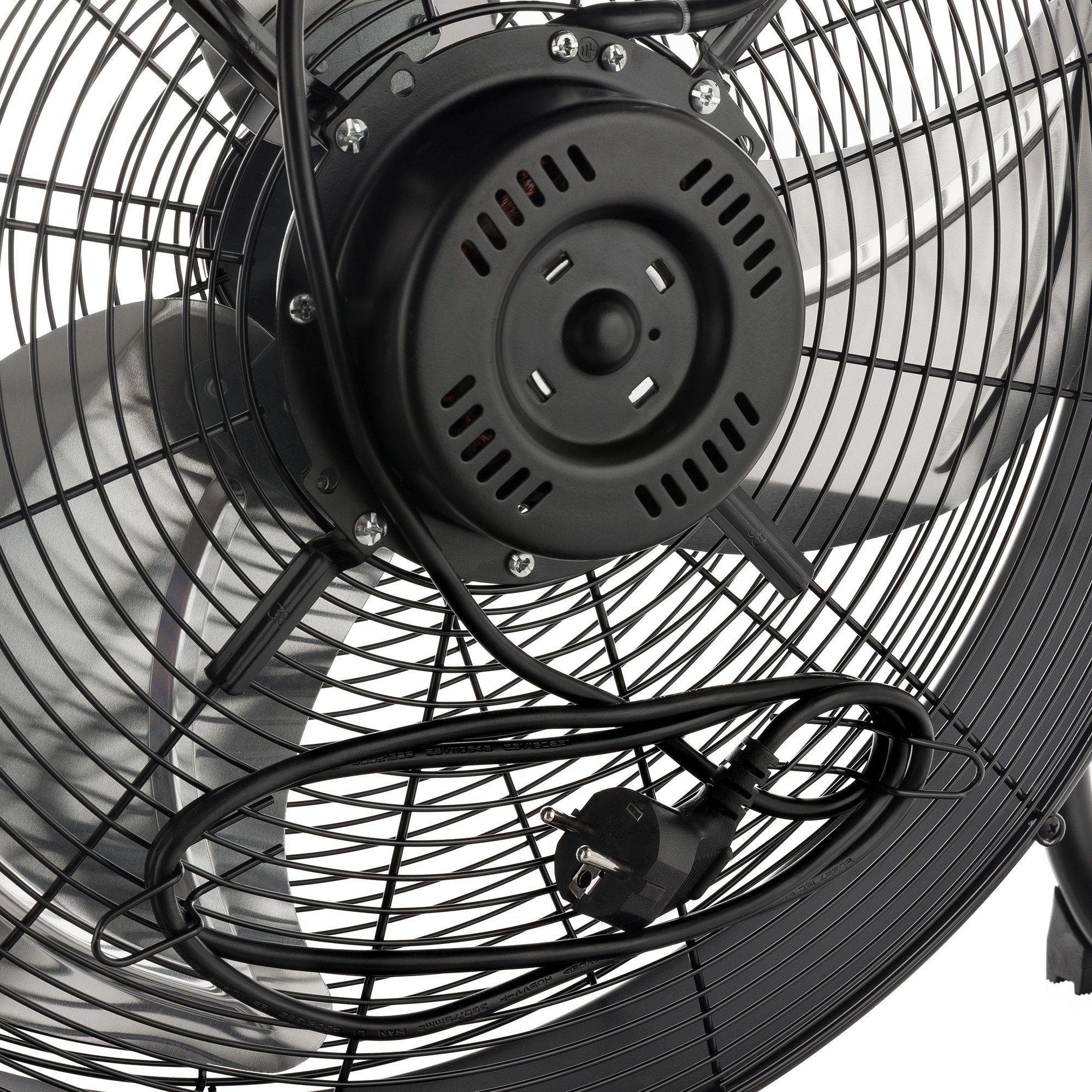 Arebos Bodenventilator Ø 50 cm, Windmaschine, Ventilator, 3 Geschwindigkeitsstufen