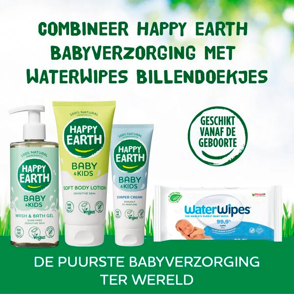 Happy Earth Baby & Kids 100% Natural Shampoo 200ml