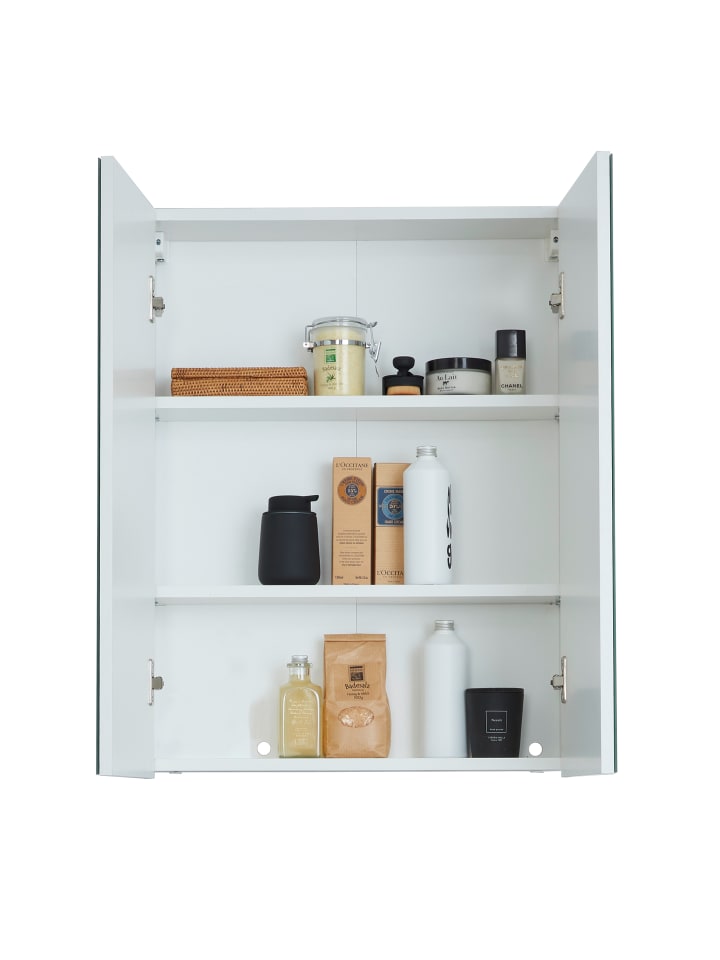 ebuy24 Spiegelschrank LineSkinBD Weiß 60 x 18 cm günstig kaufen onesize