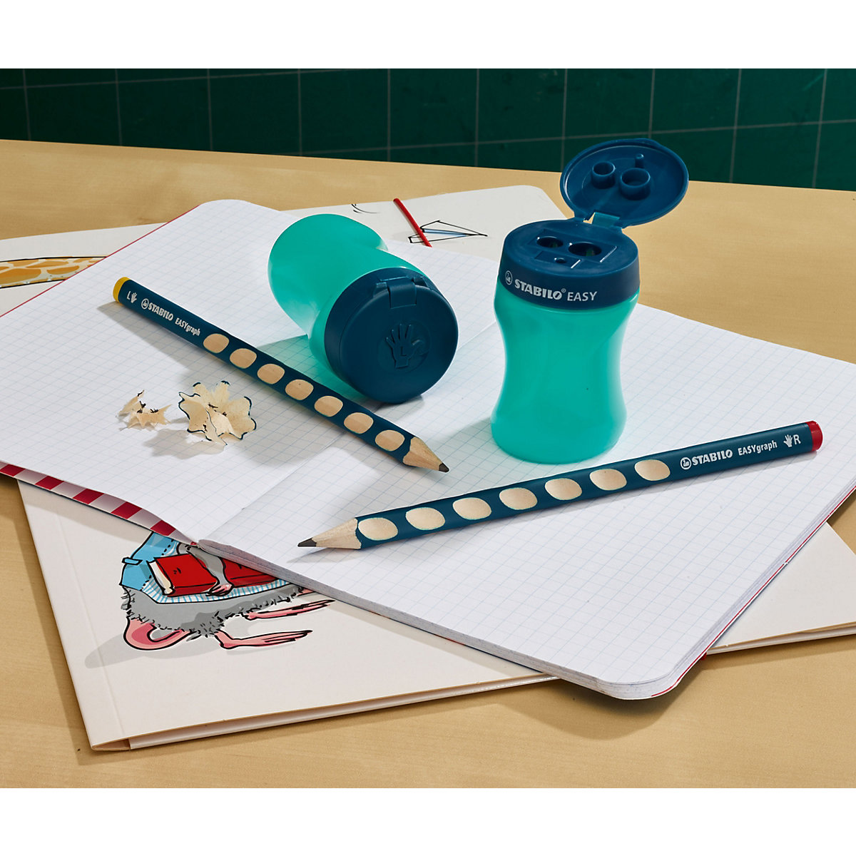 Dosenspitzer EASYsharpener 3 in 1 Linkshänder petrol