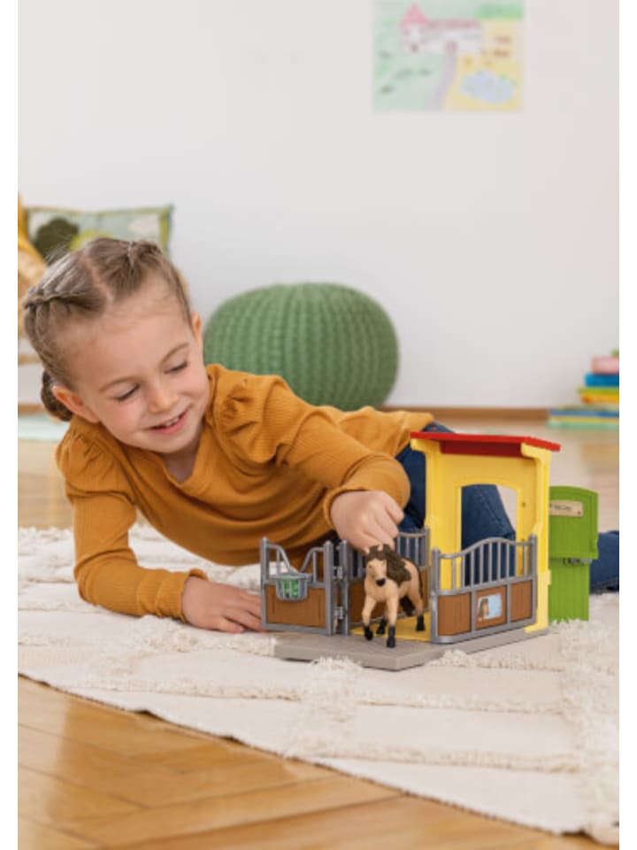 Schleich Spielfigur Farm World 42609 Ponybox mit Islandpferd Hengst - 3-12 Jahre günstig kaufen onesize