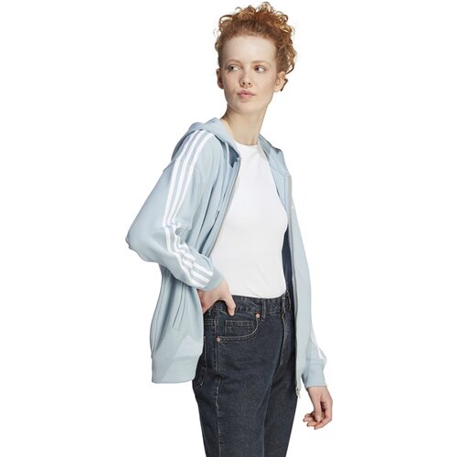 DAMEN KAPUZENSWEAT ESSENTIALS 3-STREIFEN FRENCH TERRY OVERSIZED