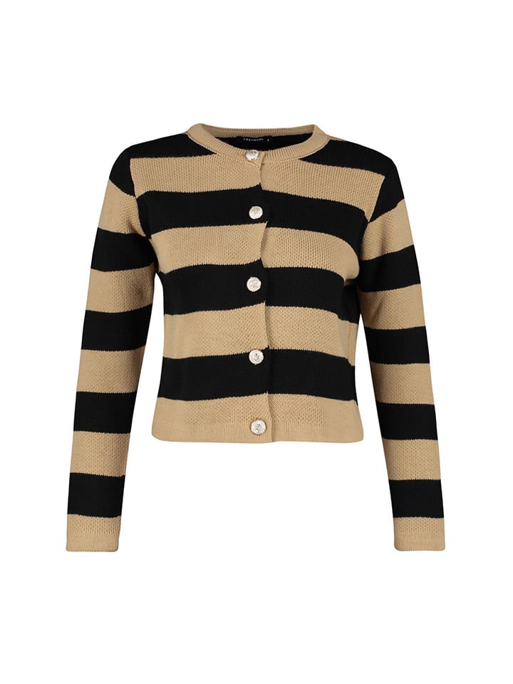 trendyol Cardigan in Camel/ Schwarz günstig kaufen