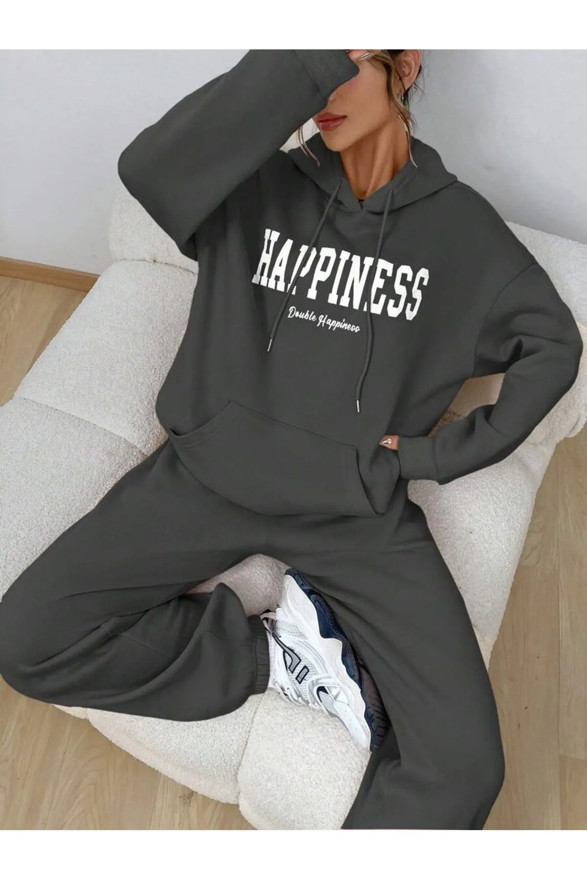 MOONBULL  Sport-Sweatsuit Set - Grau - Regular Fit