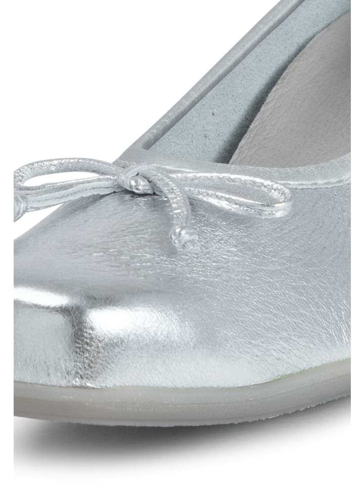 VITAFORM Hirschleder Ballerinas in silber günstig kaufen
