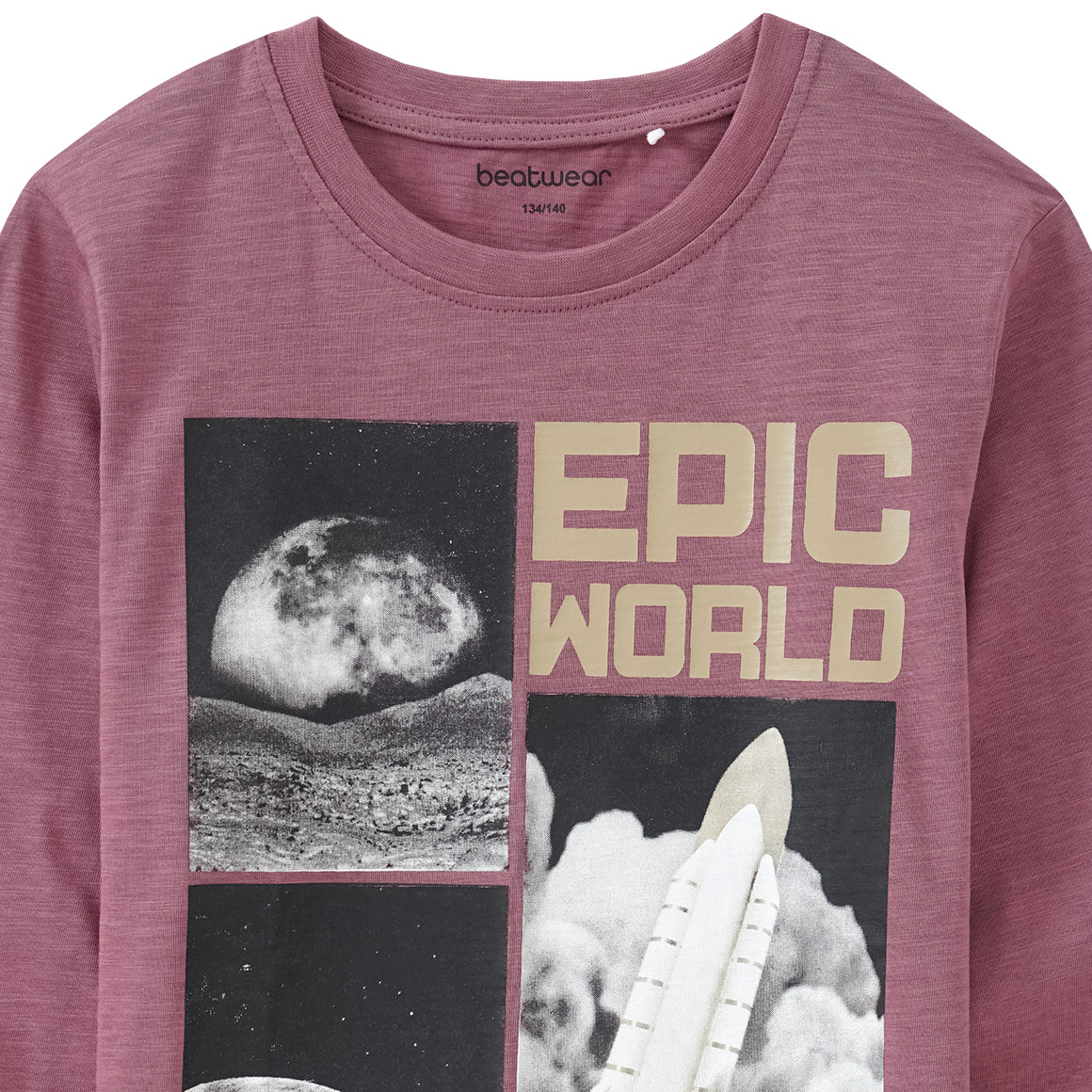 Jungen Langarmshirt mit Foto-Print