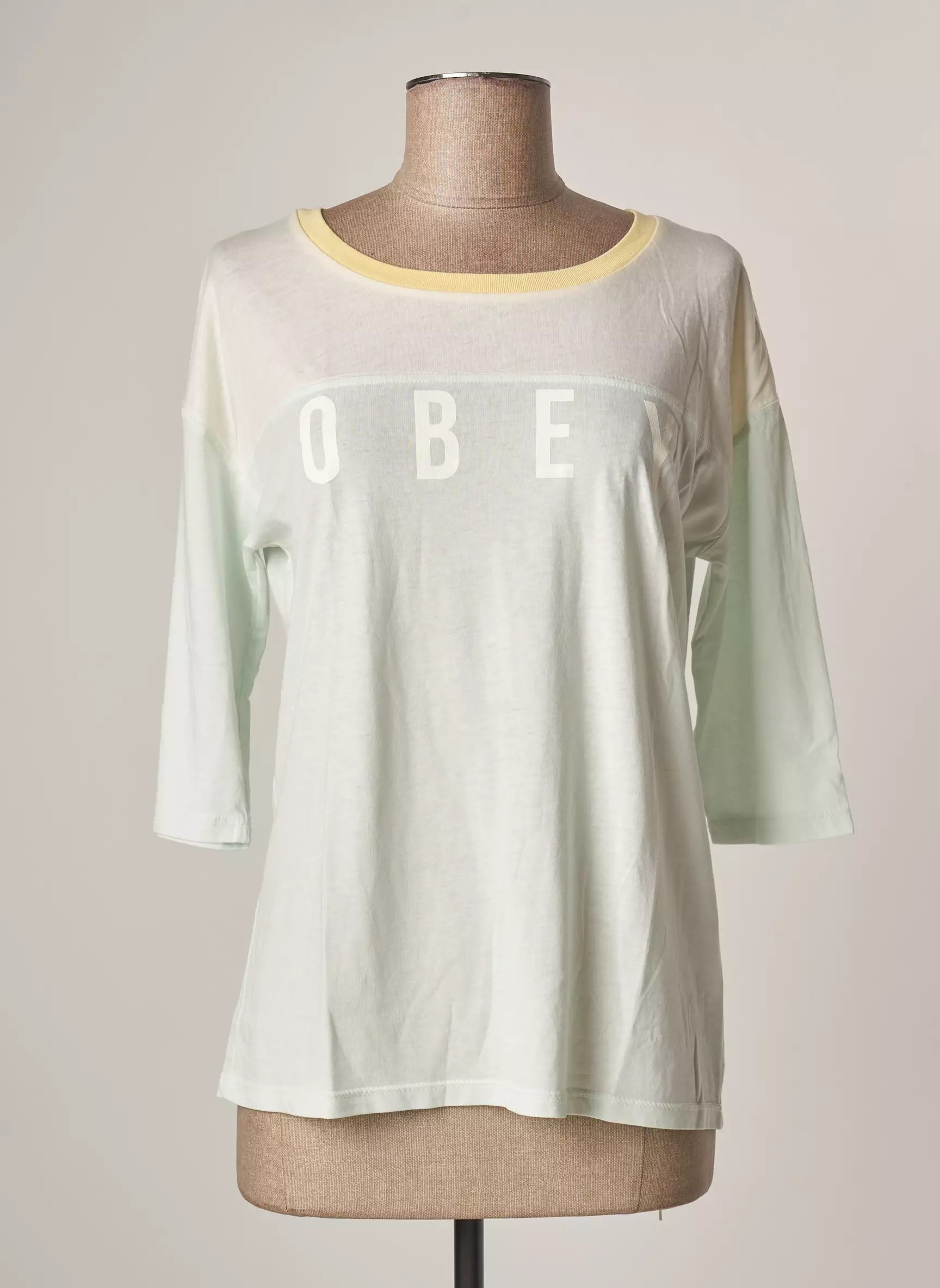 Obey Tshirts Femme couleur bleu
