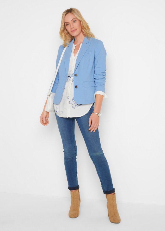 Jeans mit bequemem Bund