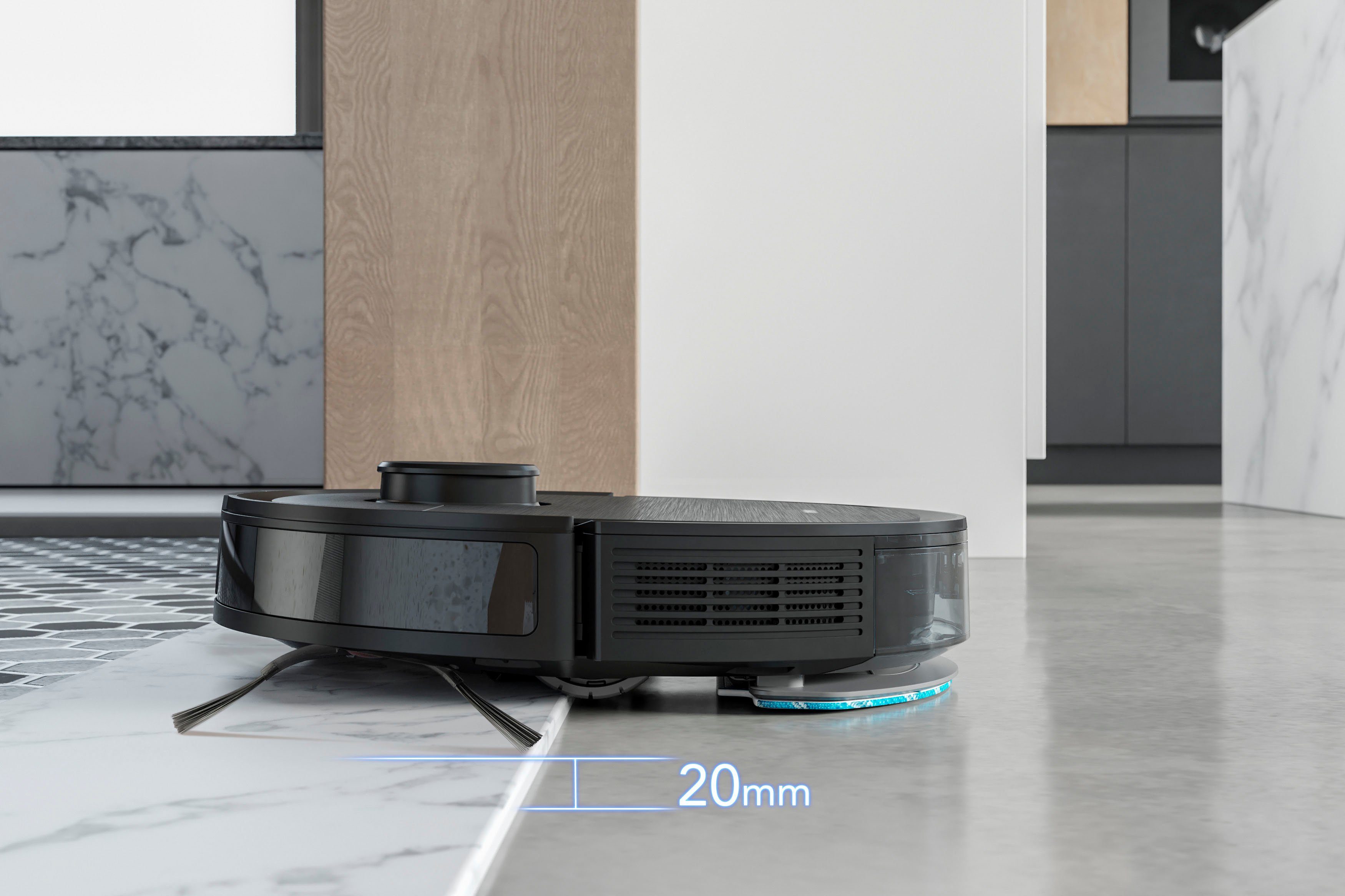 ECOVACS Nass-Trocken-Saugroboter DEEBOT OZMO T8 AIVI, 40 W
