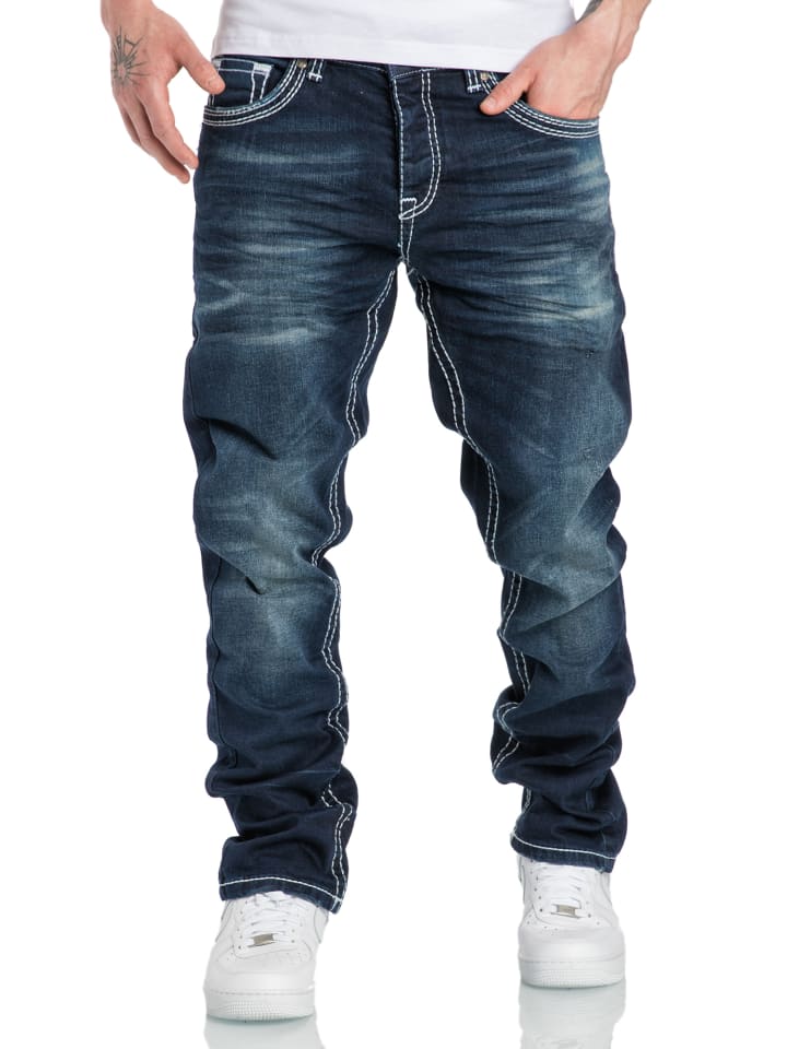 Amaci&Sons Jeans Regular Slim Raleigh in Dunkelblau günstig kaufen