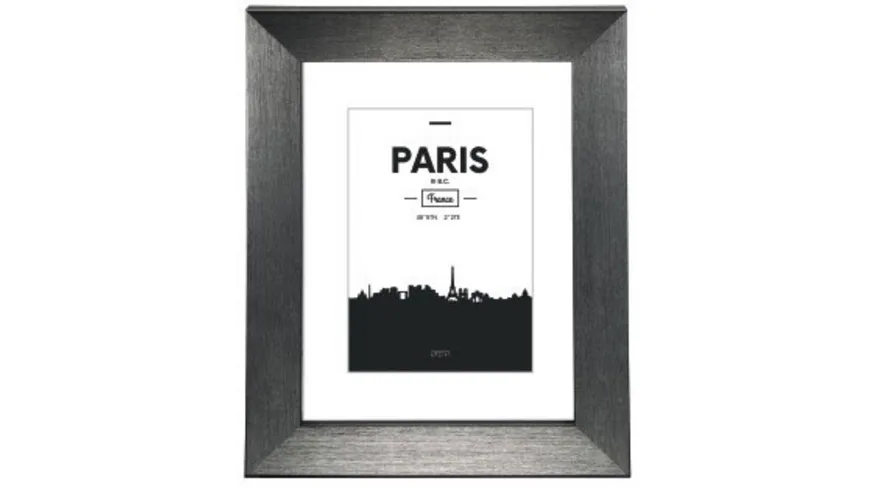Hama Kunststoff Bilderrahmen Paris  30 x 40 cm Kontrastgrau