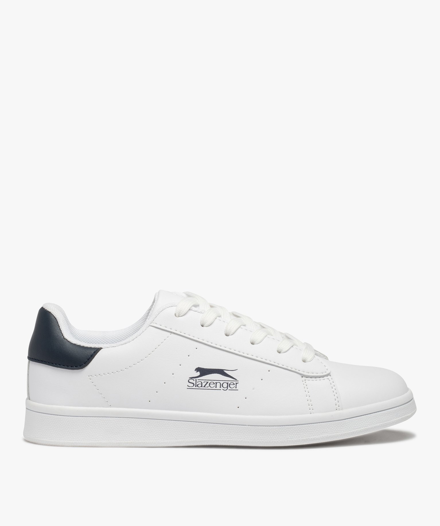 Baskets Garçon unies à lacets - Slazenger Miram blanc | GEMO