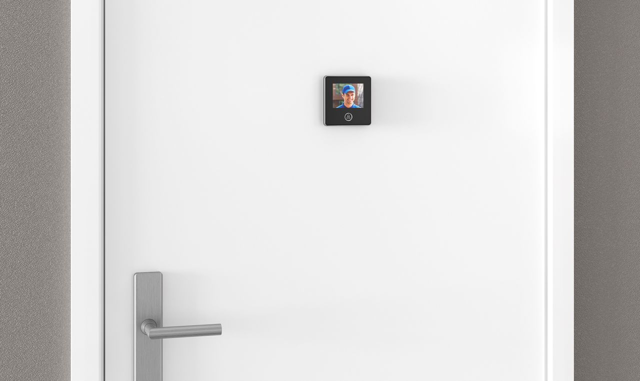 Basi Digitaler Türspion - TS 800 - schwarz