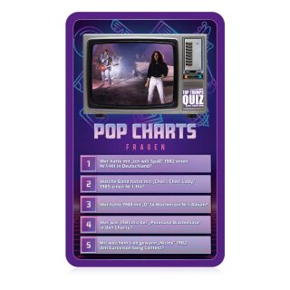 80iger Kartenspiel Quiz in Metallbox (DE)