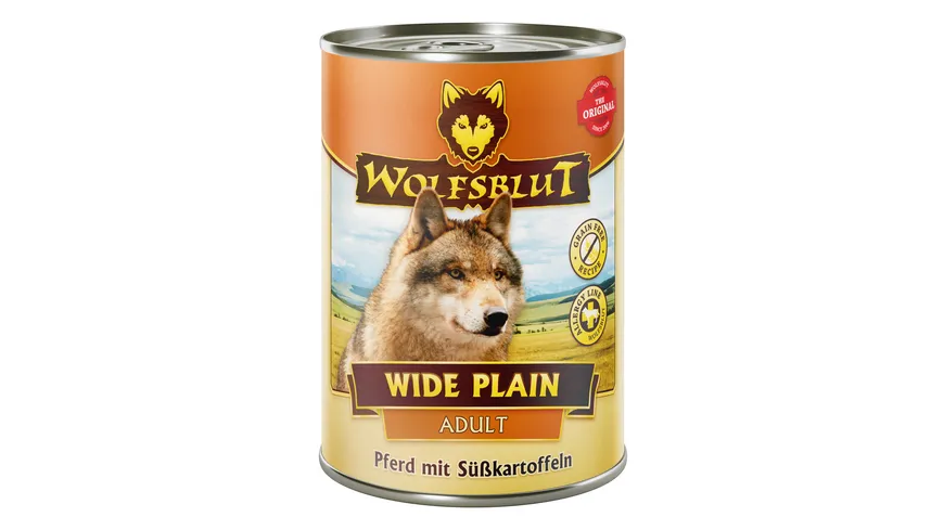 Wolfsblut Hundenassfutter Wide Plain  Pferd & Süßkartoffel 395 g