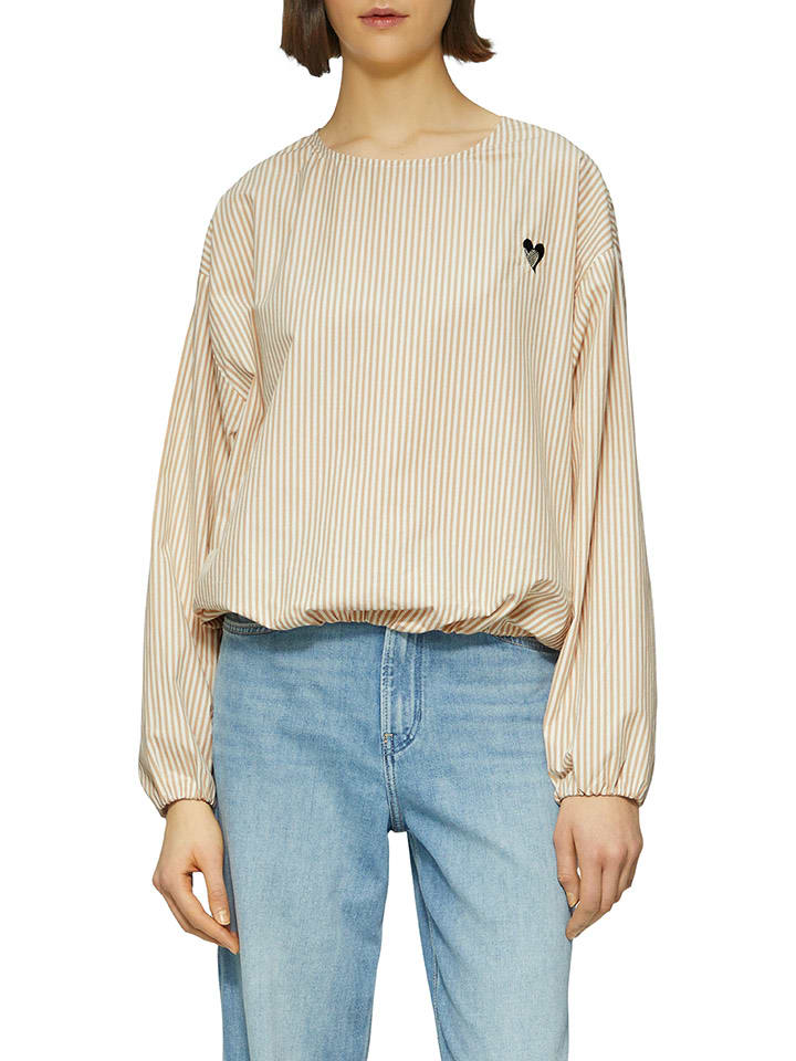 s.Oliver Bluse in Beige günstig kaufen