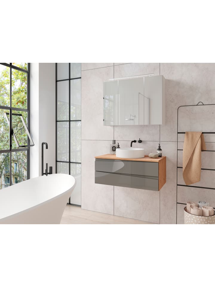 byLiving Waschtisch Shape in Grau - (B) 80 x (H) 33 x (T) 47 cm günstig kaufen onesize