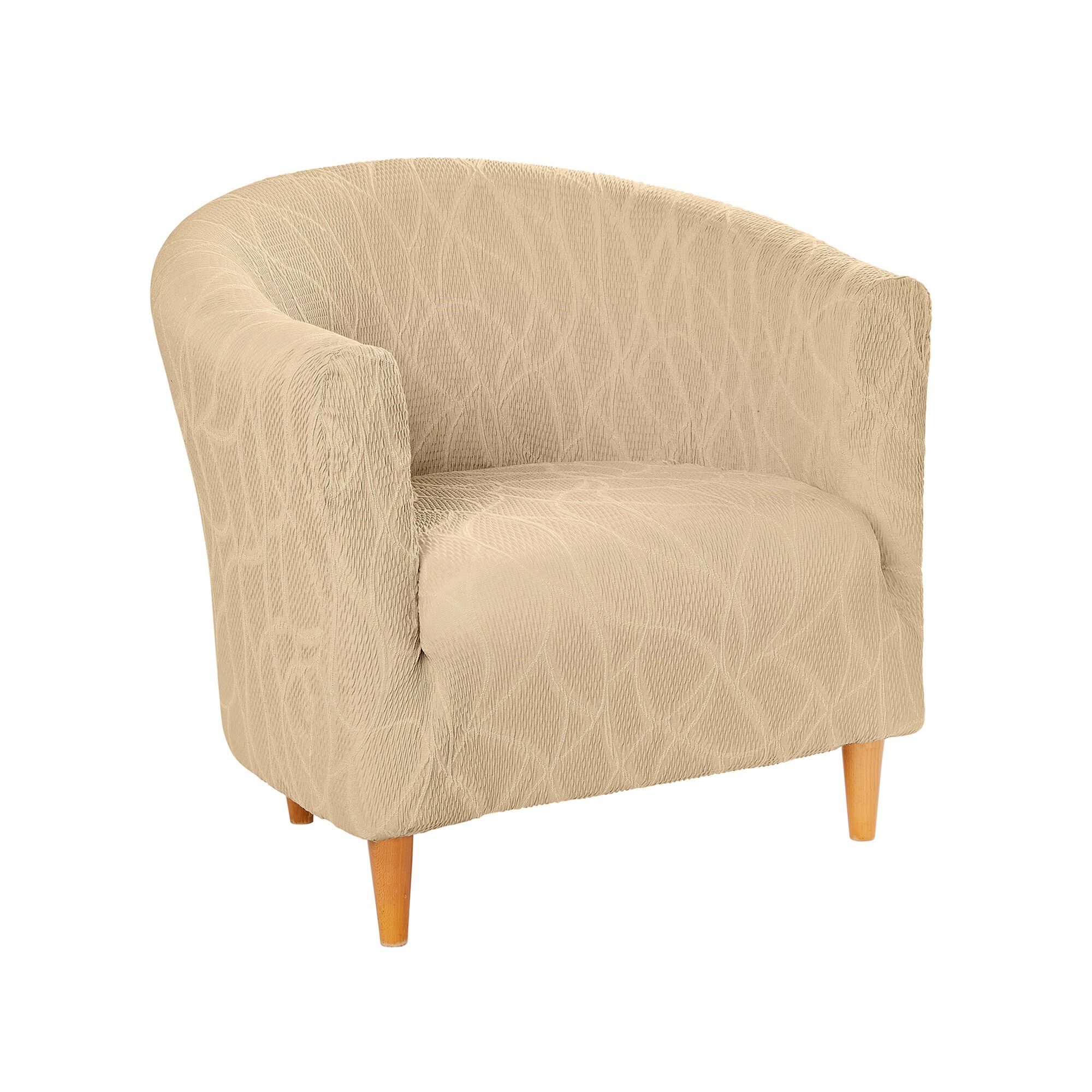 Housse extensible motif jacquard 