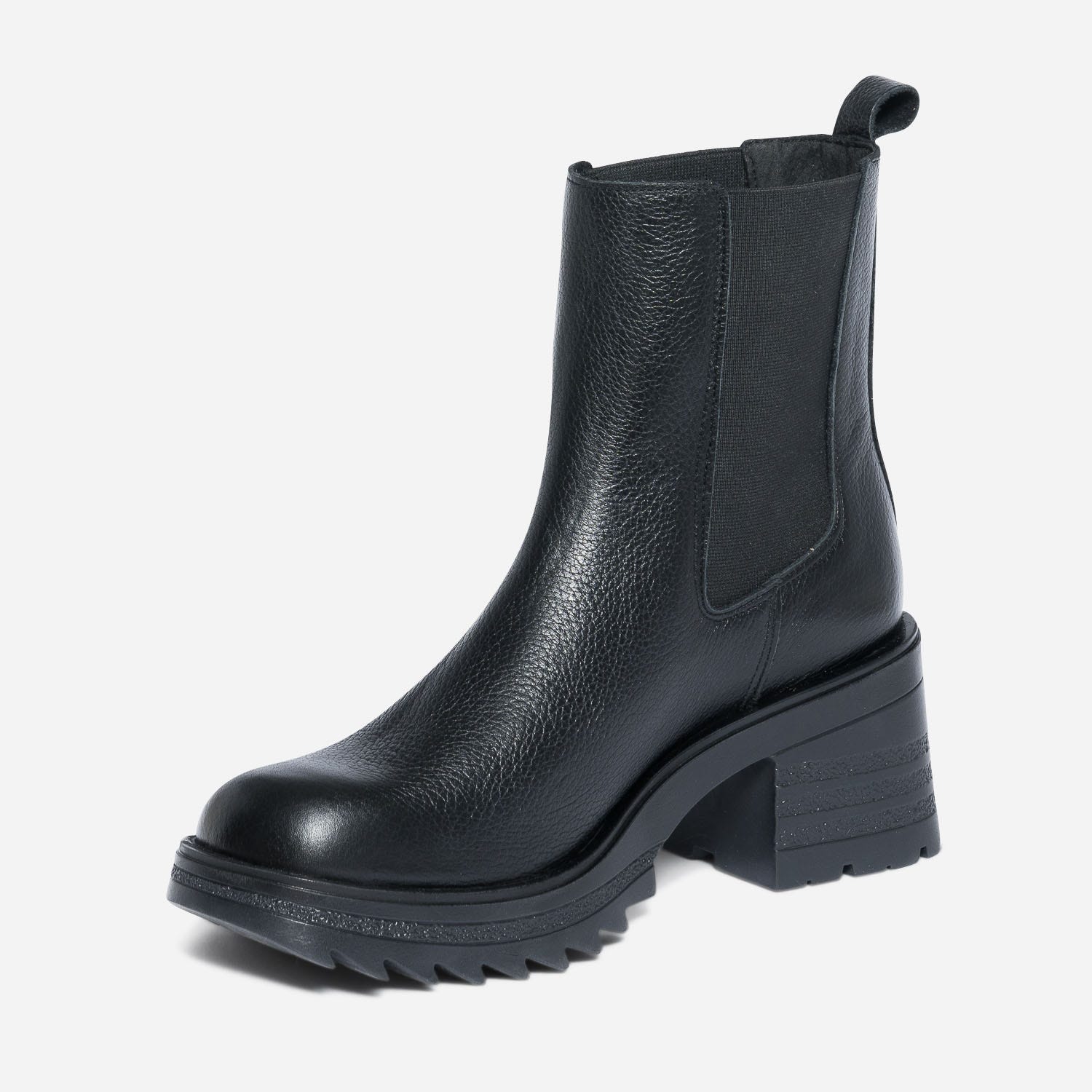 Chelsea boots TEXTO noir en cuir