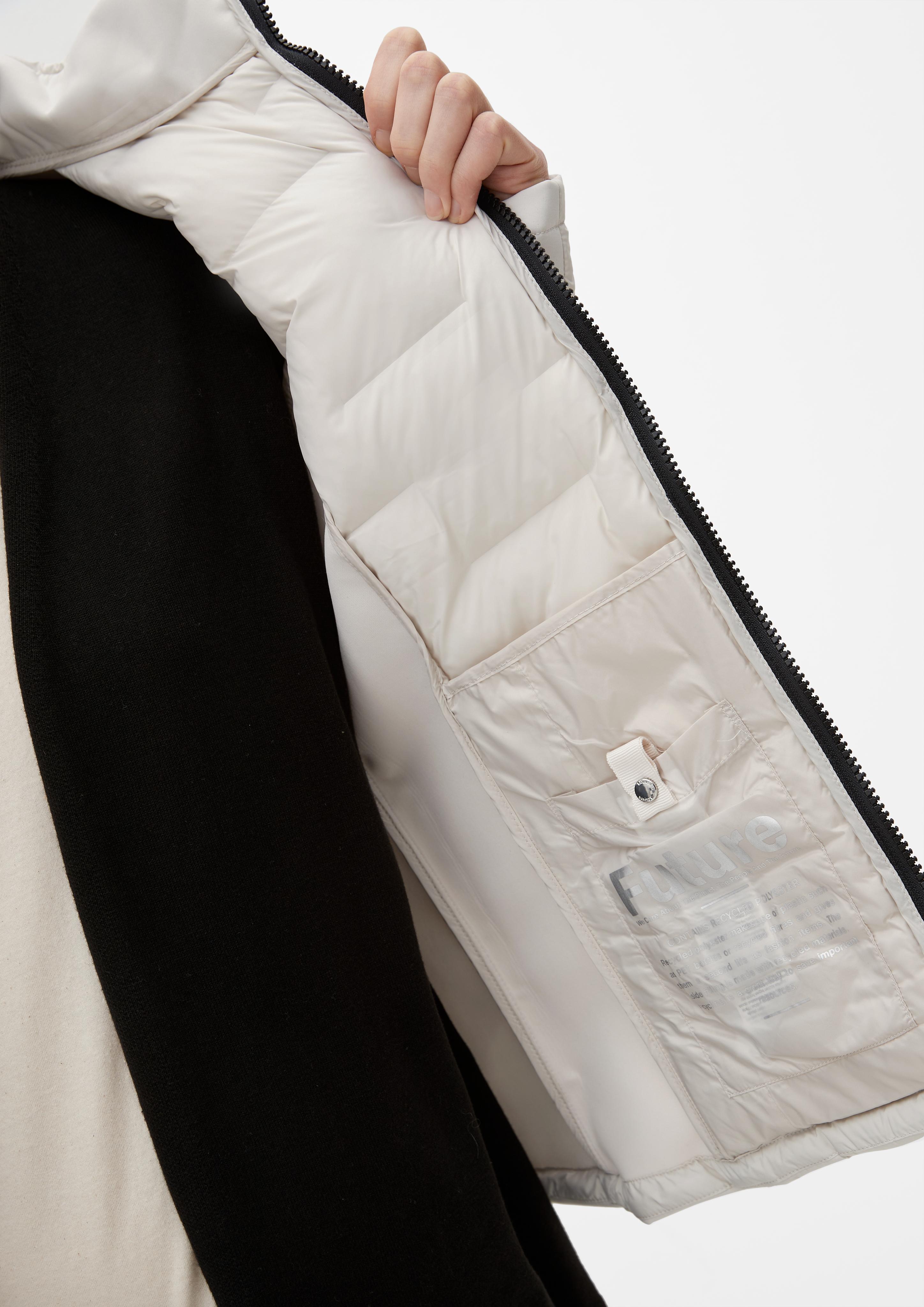 Wattierte Outdoor-Jacke im Fabricmix  2124392-0330