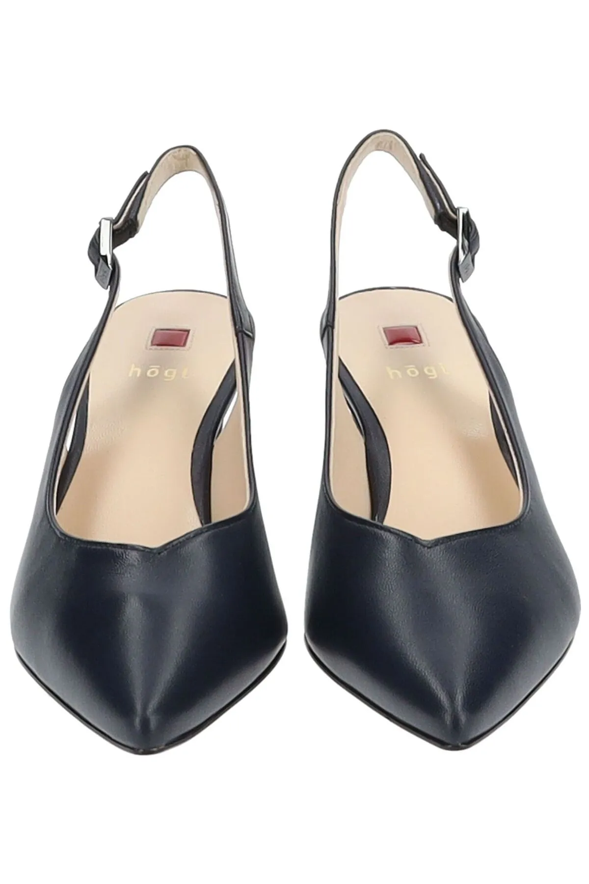 HÖGL  High Heels - Blau - Blockabsatz
