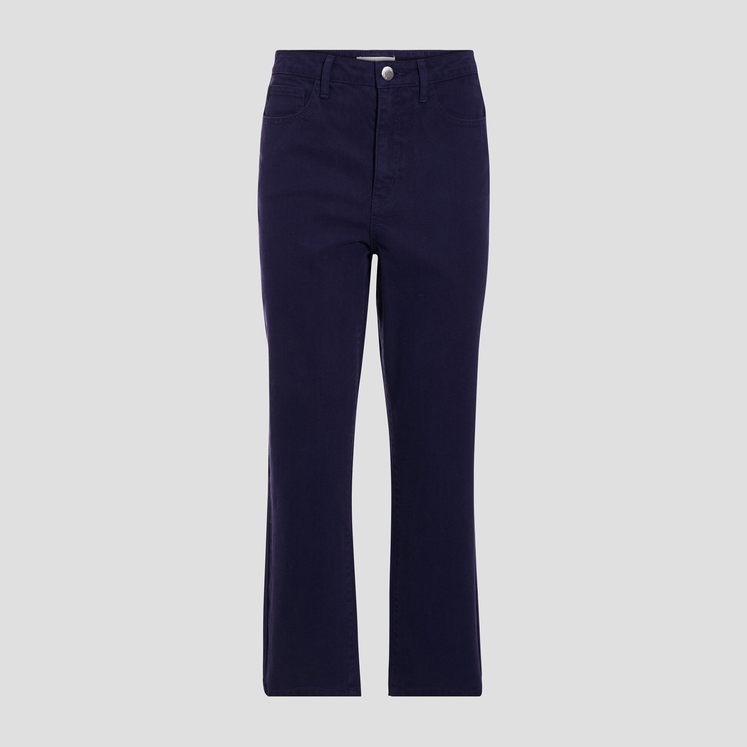 Jeans regular 7/8ème bleu violet femme | Cache Cache