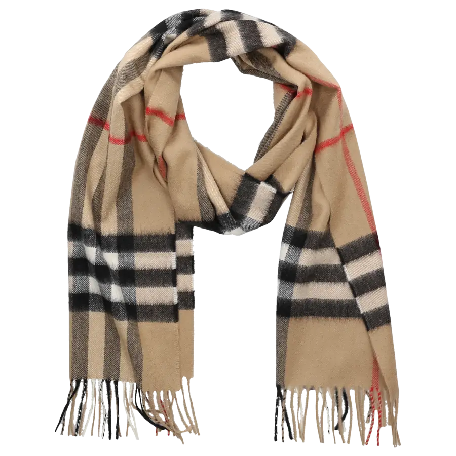 Burberry - Schal 8076576 GIANT CHECK Kaschmir - beige