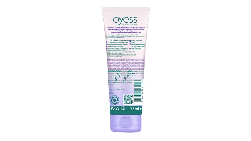 OYESS loving nature Happy Hands Creme 75 ml