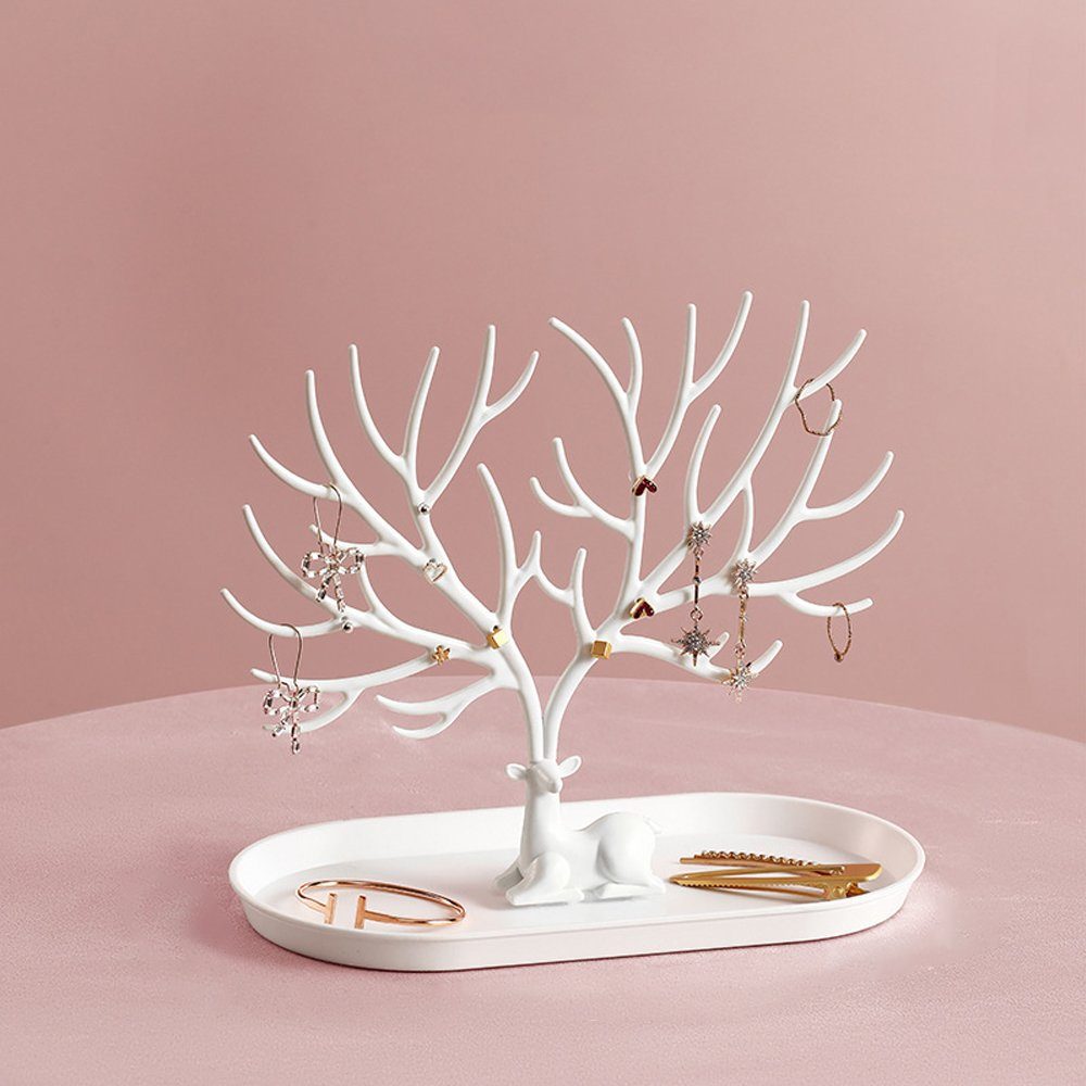 HomeHarbor Schmuckständer Geweih-Schmuckständer Baum Turm hängende Lagerung Stück (set, 1 St., wunderschönen), Schönes Erscheinungsbild