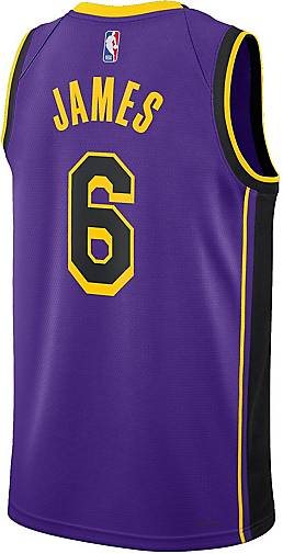 Nike Performance Herren Basketballtrikot NBA LOS ANGELES LAKERS JAMES LEBRON SWINGMEN JERSEY STATEMENT